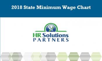 US States minimum wage chart